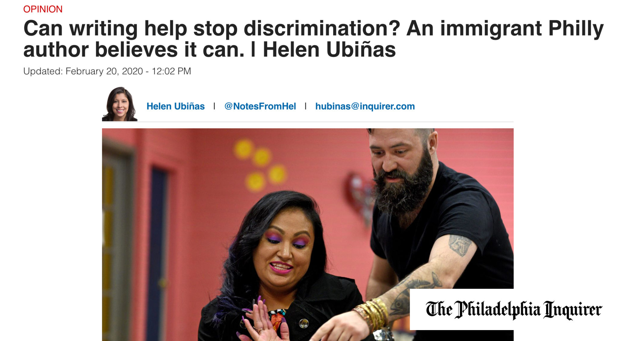 Immigrant Author believes in kids