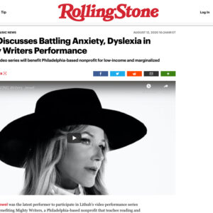 Jewel talks about Dyslexia