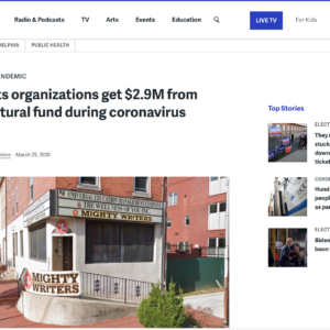 MW in WHYY / City Funding