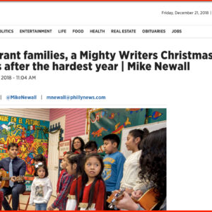Immigrant Children have a fiesta at Mighty Writers